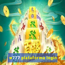 w777 plataforma login